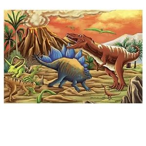 HUADADA Dinosaur Jigsaw Puzzle. 100 Piece Puzzles
